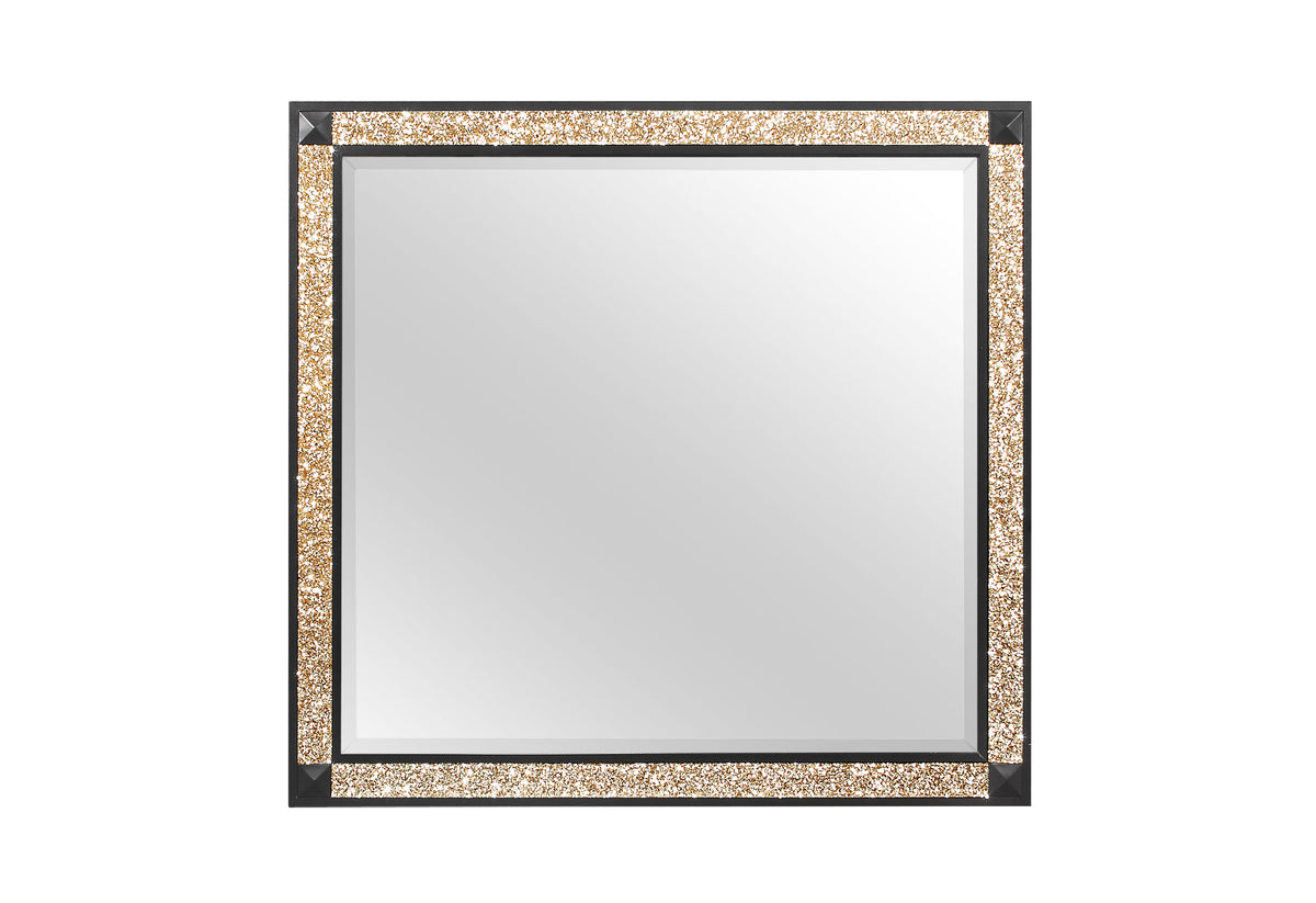 Blake Black/Gold Mirror