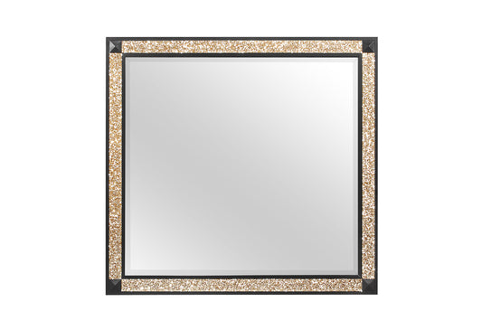 Blake Black/Gold Mirror