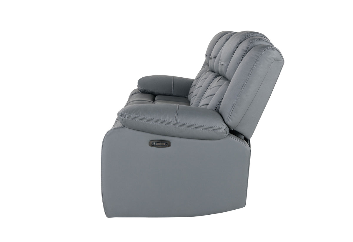U7068 Reclining Living Room Set — Grey