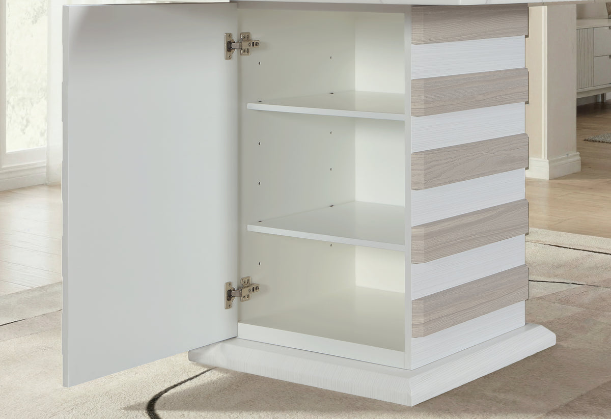 D2507 Bar Set with D06 Stools — Beige