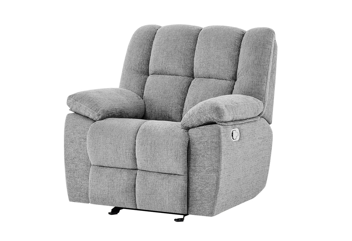 U6000 Reclining Living Room Set — Smoke