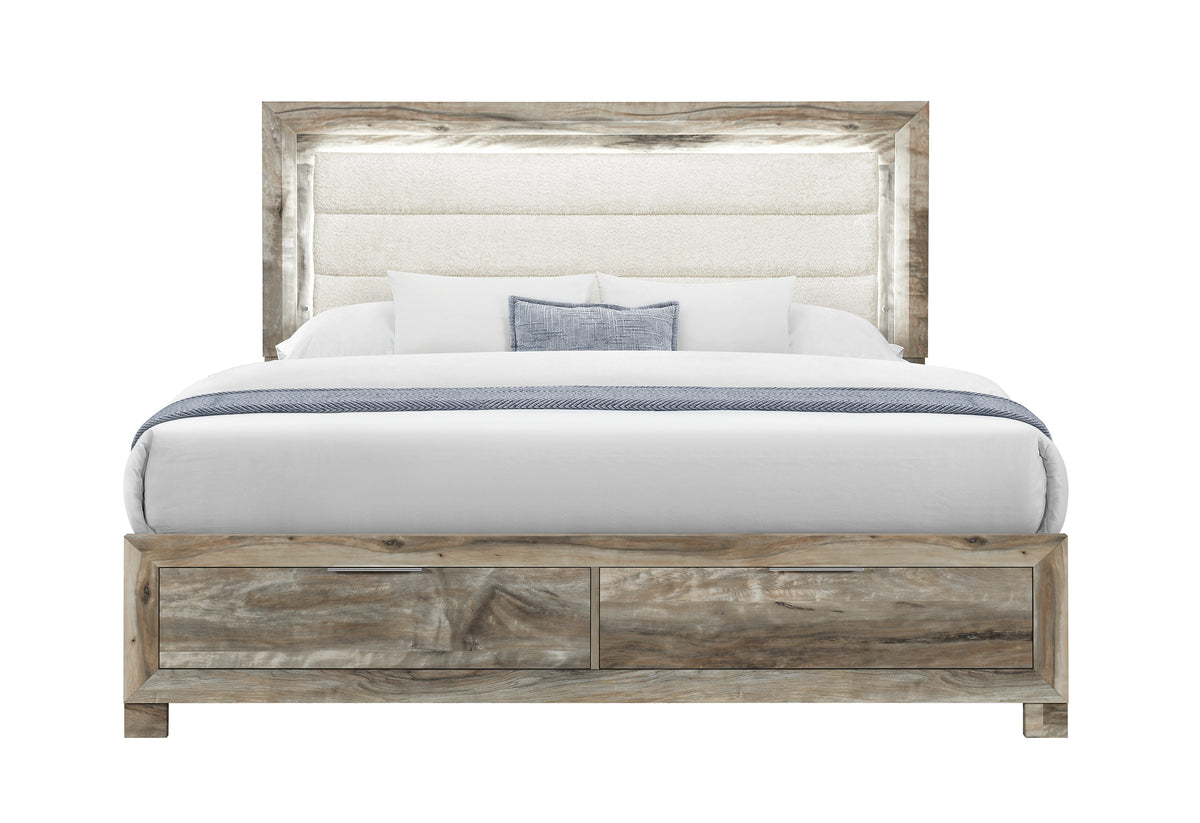 Callie Brown Bed with Storage