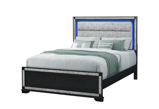 Soleil Charcoal Bed