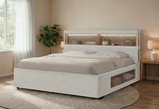 Sadie/Clara Beige Bedroom Set