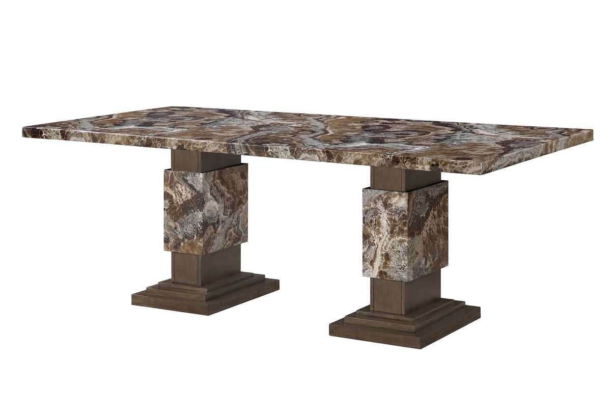 D12 Dining Set — Brown