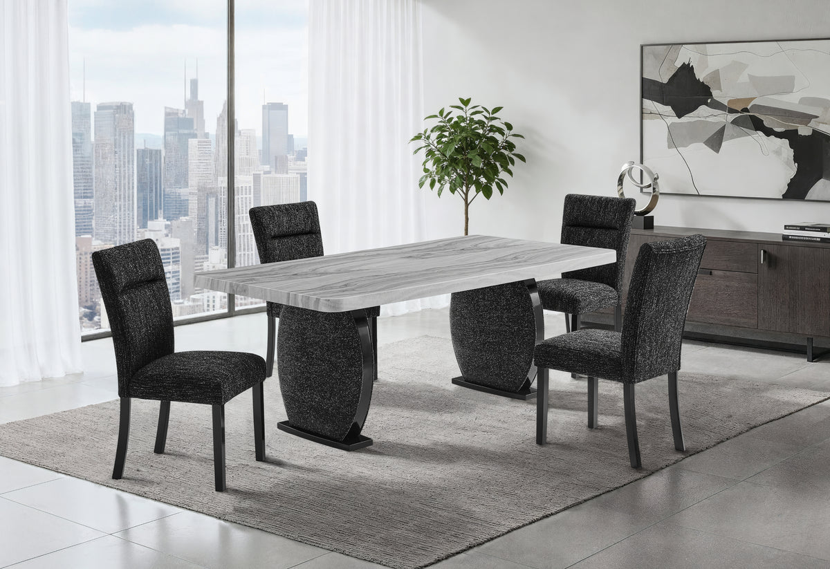 D2502 Dining Set — Black