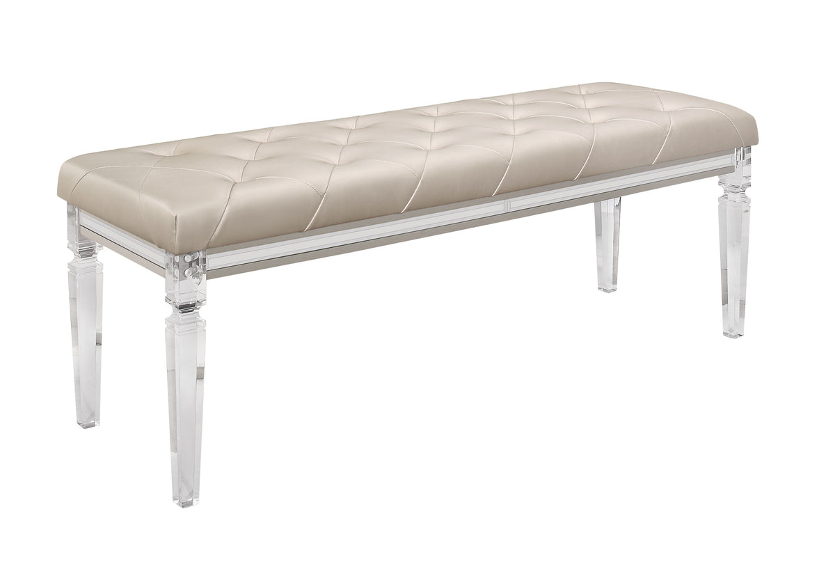 Paris Champagne Bedroom Bench