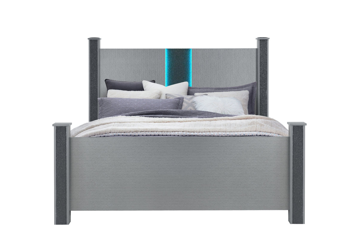 Logan Silver Bedroom Set
