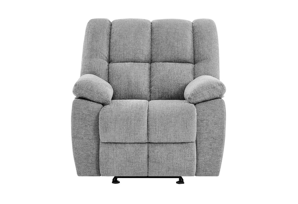 U6000 Reclining Living Room Set — Smoke