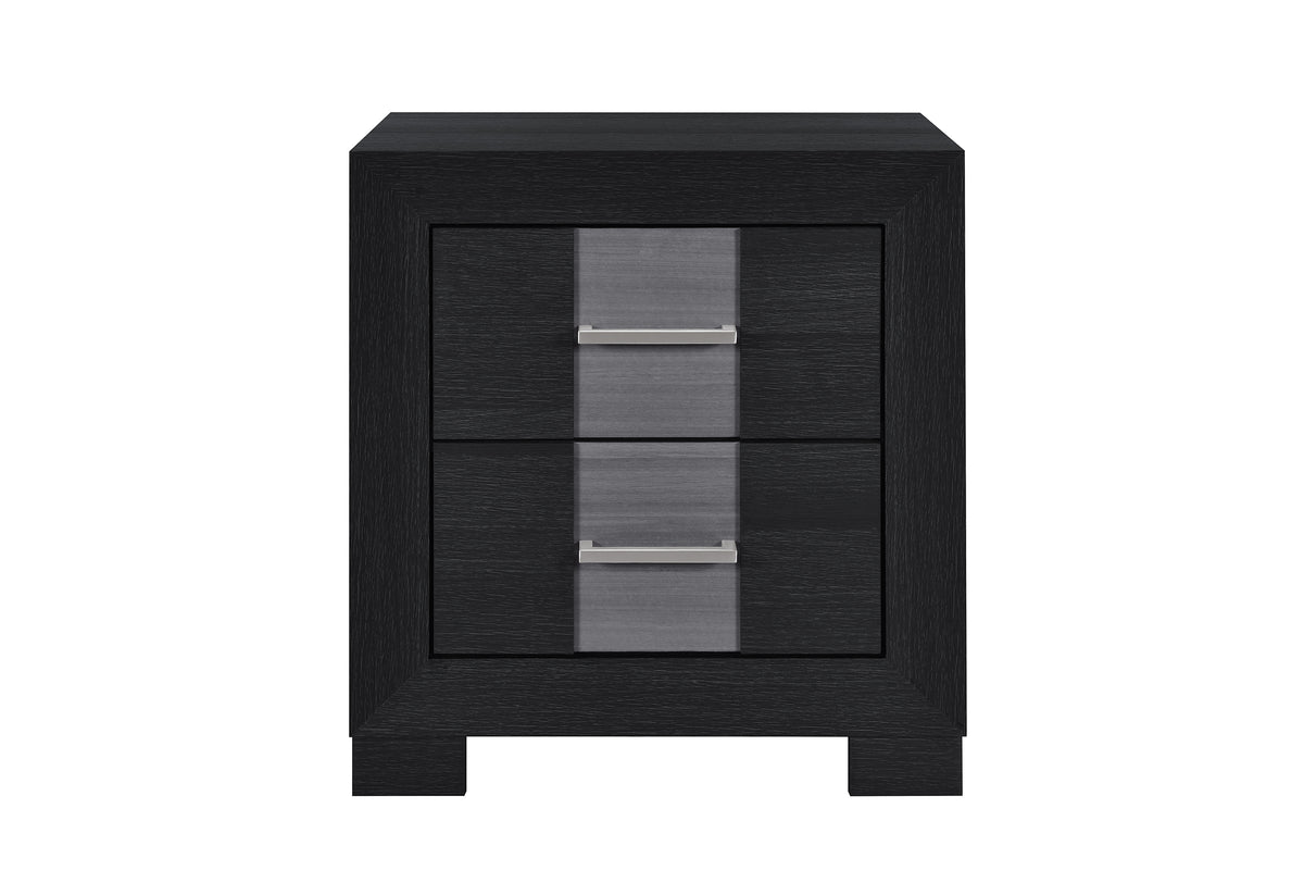Optimus Black/Grey Nightstand