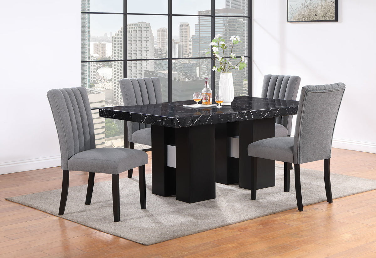 D03 Dining Set — Black