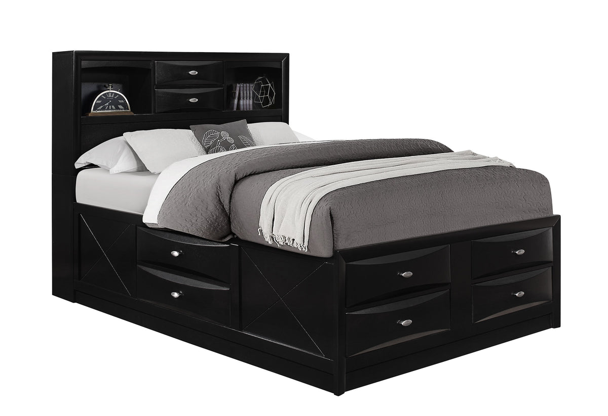 Linda Black Bedroom Set