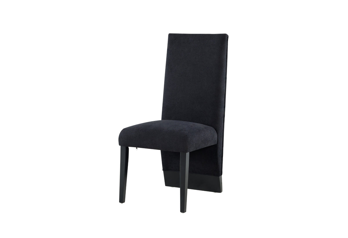 D2502 Dining Set with D12 Chairs — Black