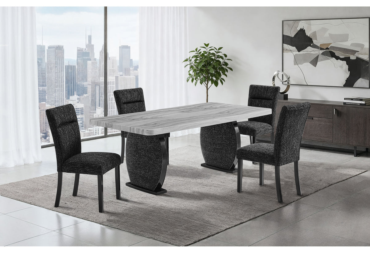 D2502 Dining Set — Black